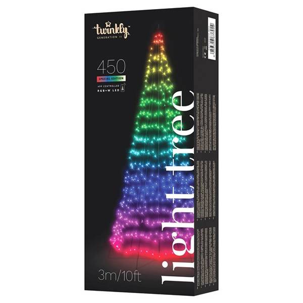 Sapin connecté IP44 3m 450 LEDS multicolores RGBW TWINKLY LIGHT TREE - Image 1