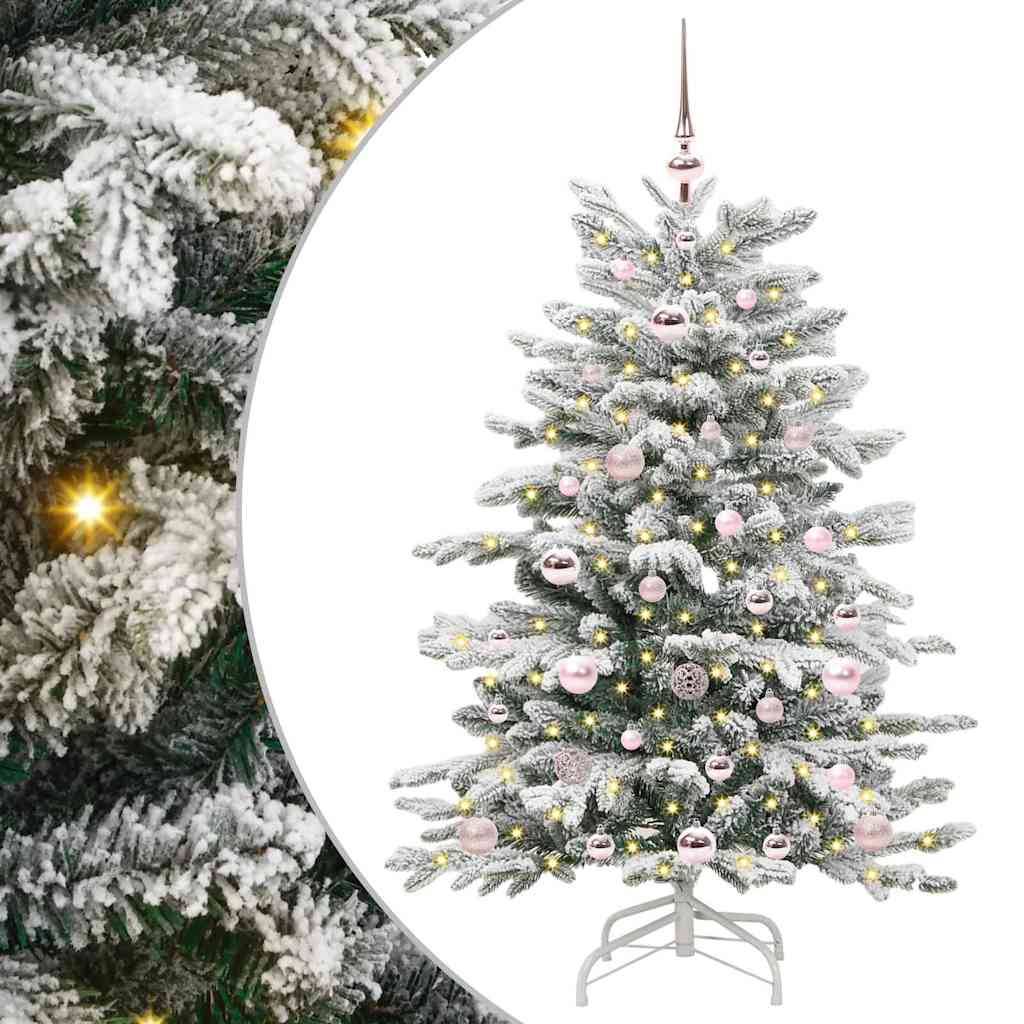 ComfortXL - Petit Sapin de Noël Blanc Lumineux 1.20m, Pré-décoré avec 61 Pièces & LED – ComfortXL Outdoor Living - Image 2