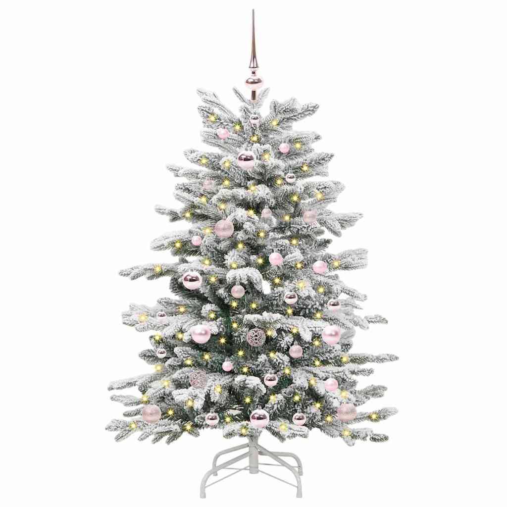 ComfortXL - Petit Sapin de Noël Blanc Lumineux 1.20m, Pré-décoré avec 61 Pièces & LED – ComfortXL Outdoor Living - Image 3