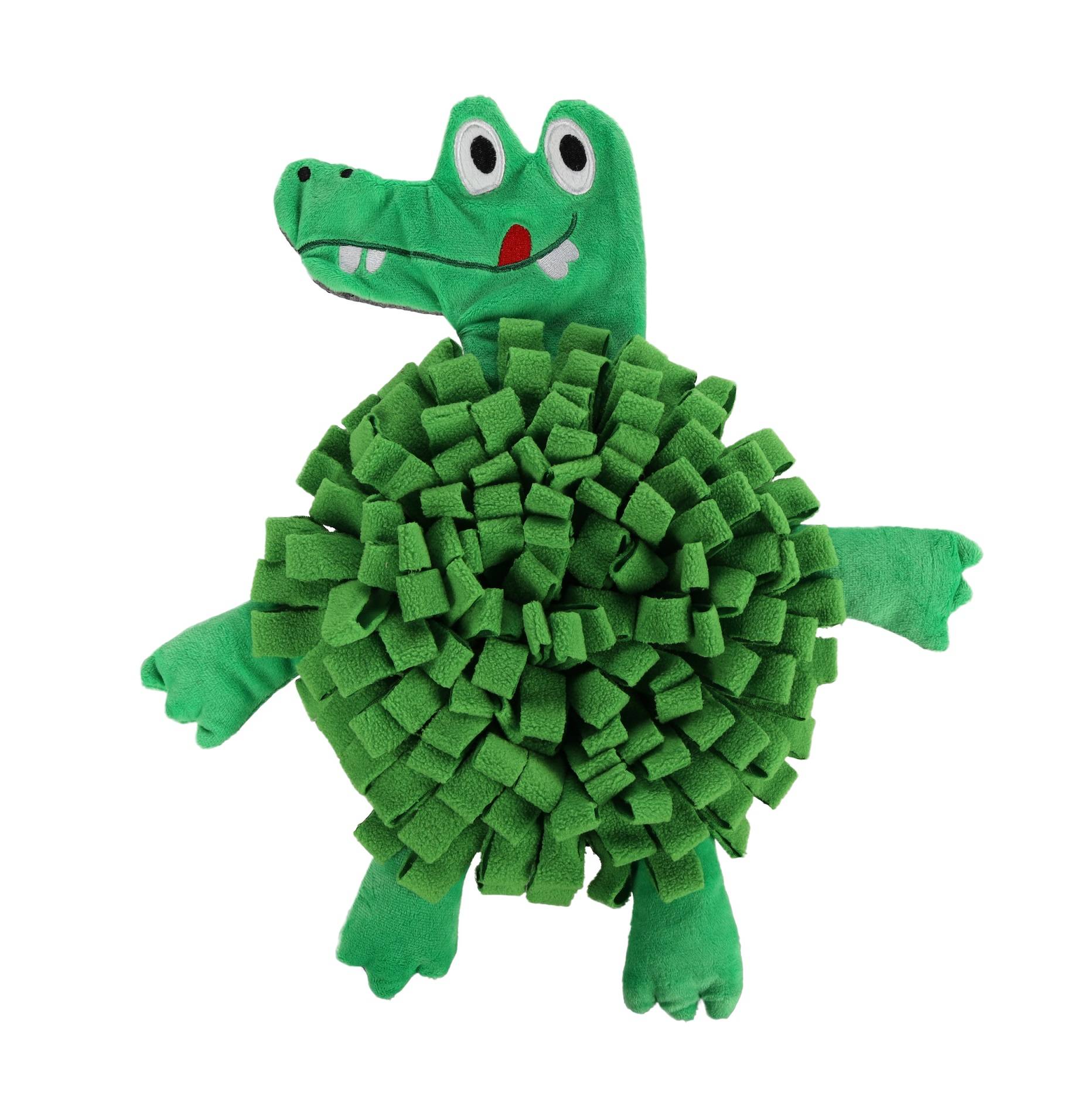 Jeu d'occupation et de fouille jammie Crocodile pour chien 38 cm - Image 1