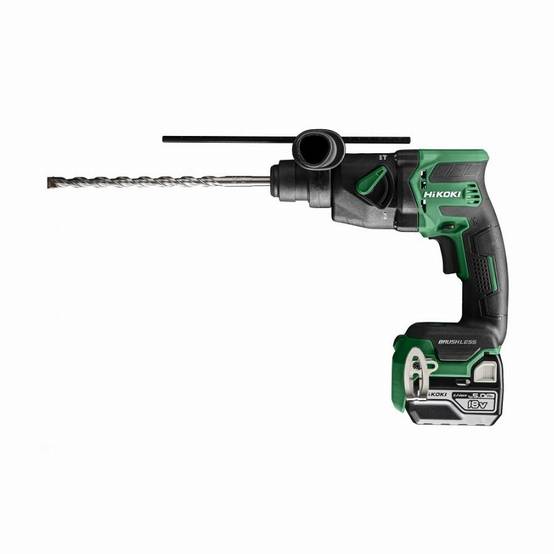 Perforateur SDS+ 18mm Brushless 18V 1,3J - HIKOKI- avec 2 batteries 5Ah - chargeur - HitCase II - DH18DPBWPZ - Image 2
