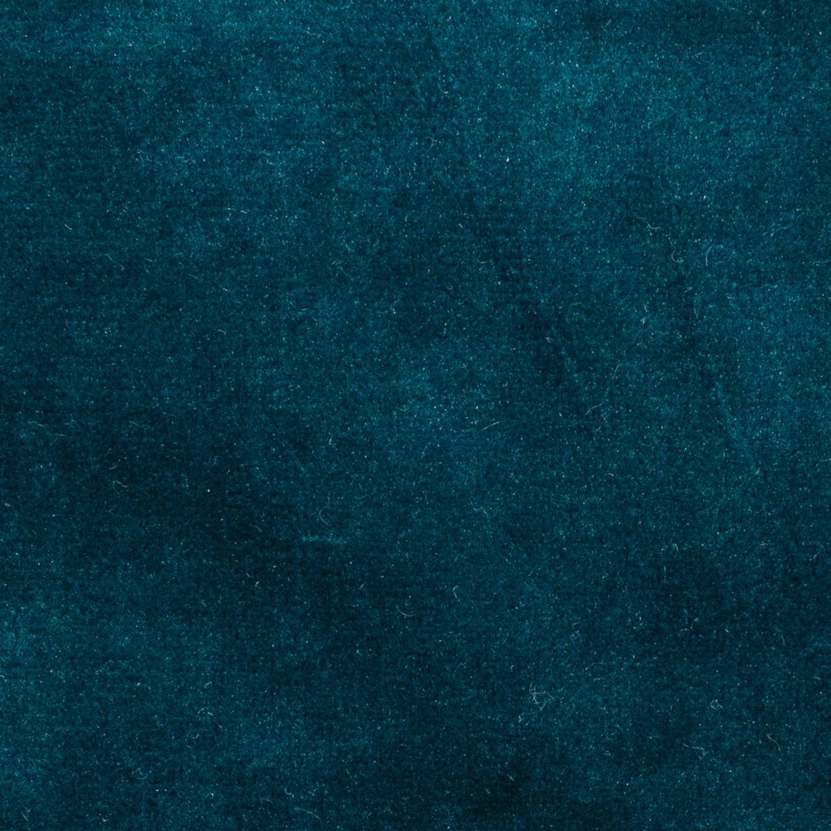 Atmosphera - Lot de 2 Rideaux à œillets Occultant en Velours Bleu canard 140 x 260 cm - Image 3