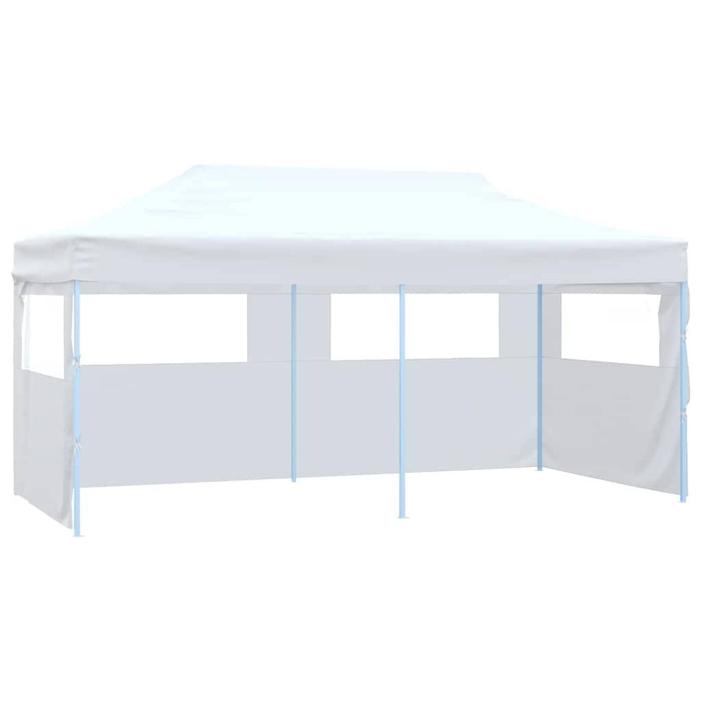 ComfortXL - Tente Pliante Acier avec 4 Parois Vitrées Imperméable pour Jardin Réception Blanc 3x6m – ComfortXL Outdoor Living - Image 1