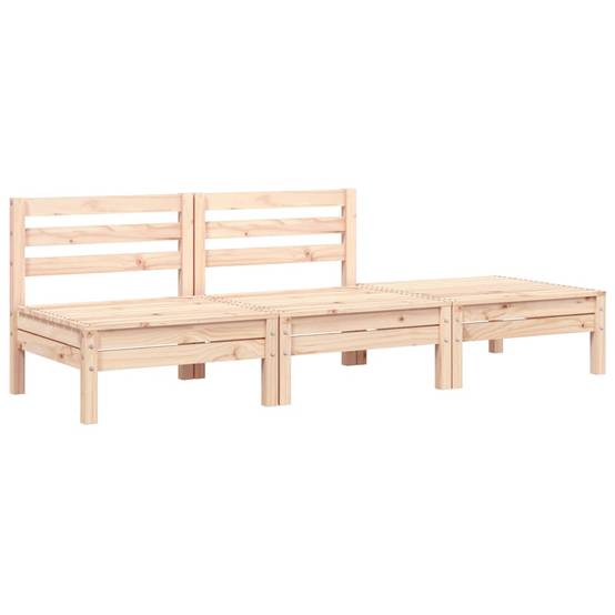 Vidaxl - Canapé de jardin 3 places bois de pin massif vidaXL 838033 - Image 2