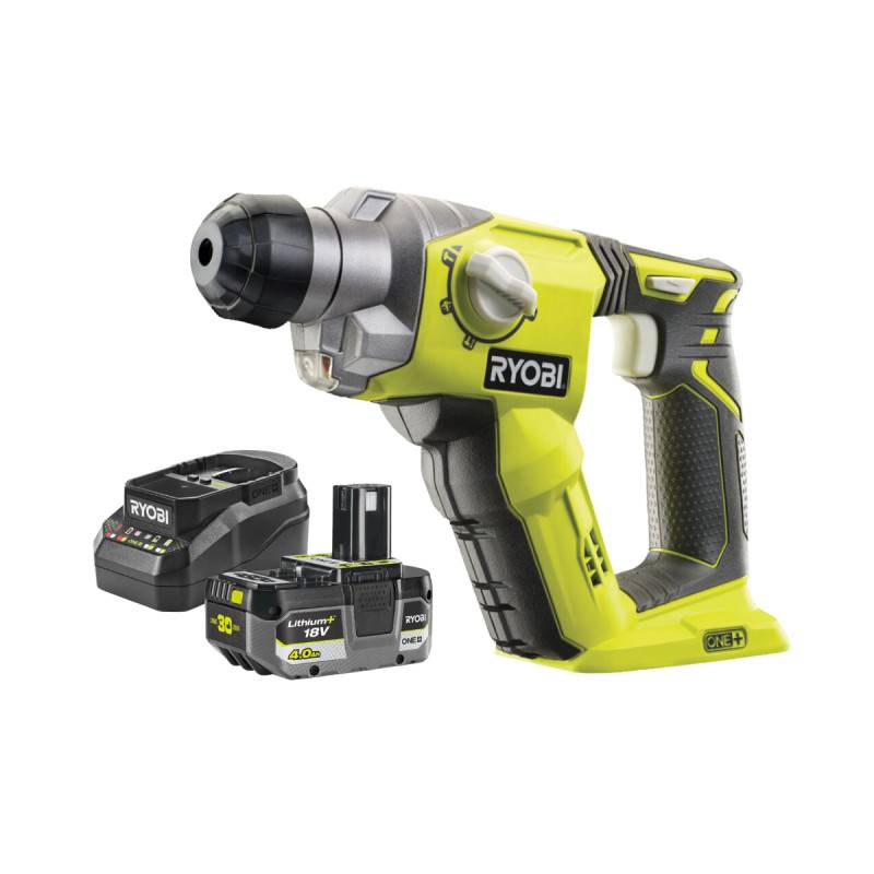 Ryobi - Marteau perforateur RYOBI 18V One+ R18SDS - Batterie 4,0Ah et chargeur - Image 1