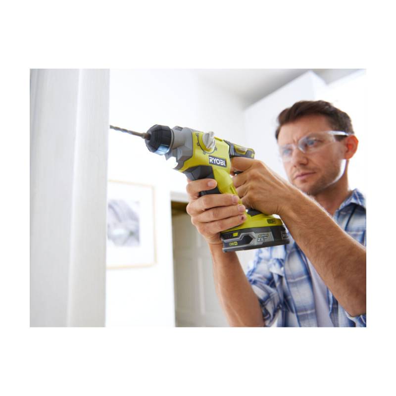 Ryobi - Marteau perforateur RYOBI 18V One+ R18SDS - Batterie 4,0Ah et chargeur - Image 3