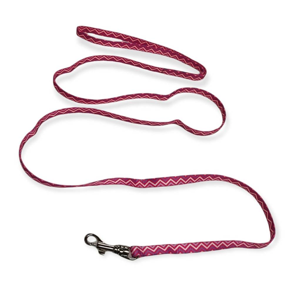 Laisse rose PUPPY PIXIE  8 mm x 1,20 m pour chiots - Image 1