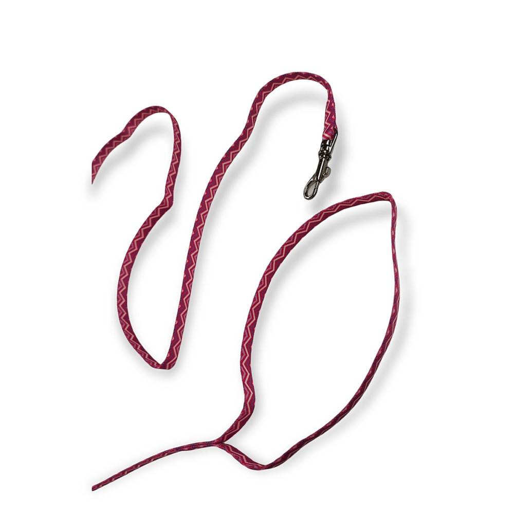 Laisse rose PUPPY PIXIE  8 mm x 1,20 m pour chiots - Image 3