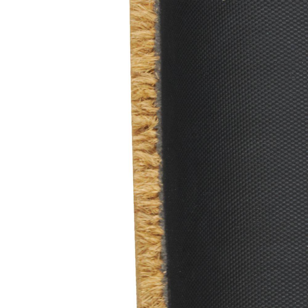 Aubry Gaspard - Petit paillasson en coco 55 x 25 cm Coeur bienvenue - Image 4