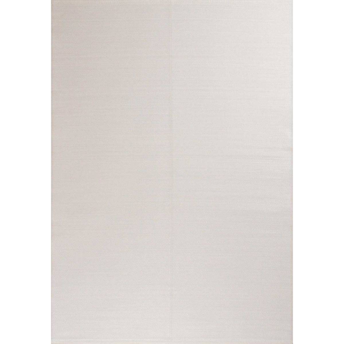 Jardindeco - Tapis extérieur en polypropylène Spargi 1747 blanc 150 x 220 cm - Image 1