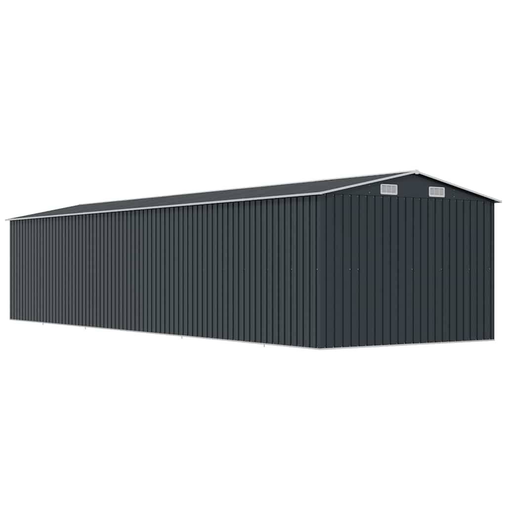 Vidaxl - Abri de jardin Anthracite 257x990x181 cm Acier galvanisé vidaXL 47038 - Image 8