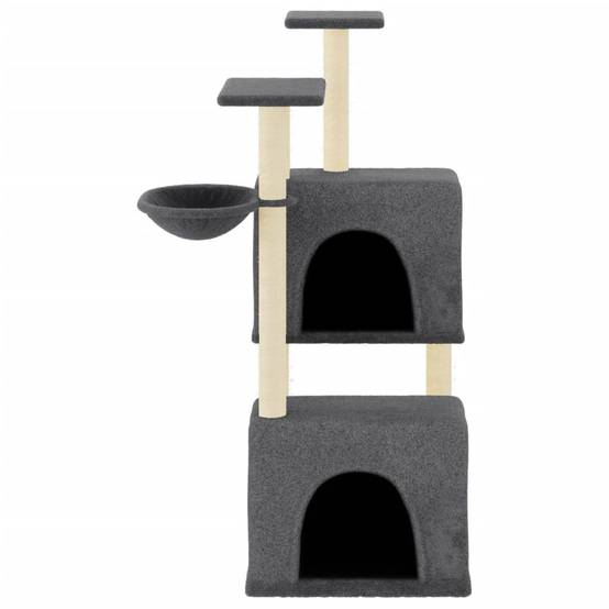 Vidaxl - Arbre à chat avec griffoirs en sisal gris foncé 122 cm vidaXL 172054 - Image 7