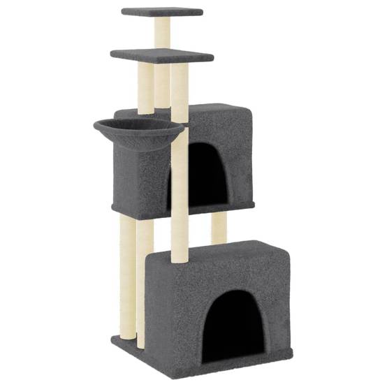 Vidaxl - Arbre à chat avec griffoirs en sisal gris foncé 122 cm vidaXL 172054 - Image 2