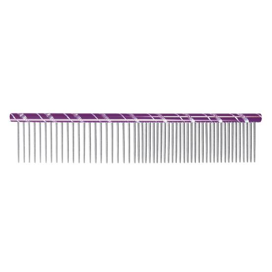 Peigne en acier fantaisie 19cm Couleur : Violet IDEALDOG