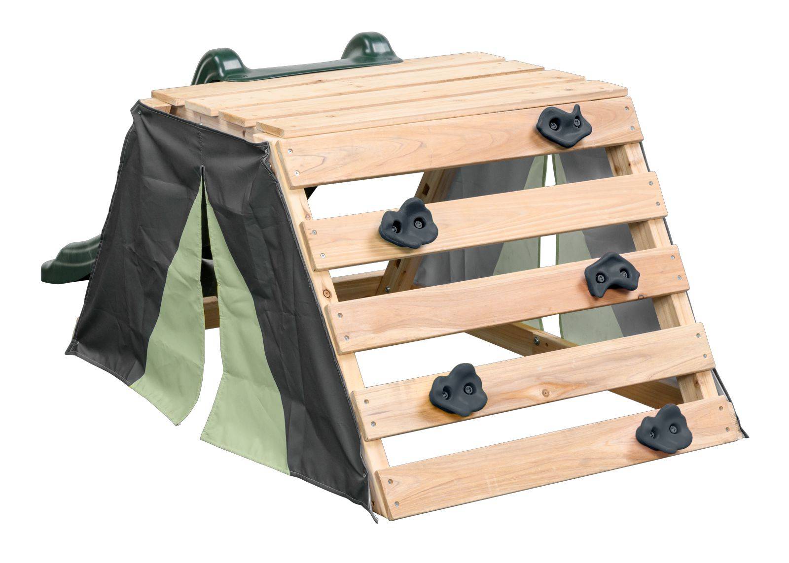 Air de jeux Swing King compact polyvalent équipement de jeux en bois pour enfants Charlie petit - Image 1