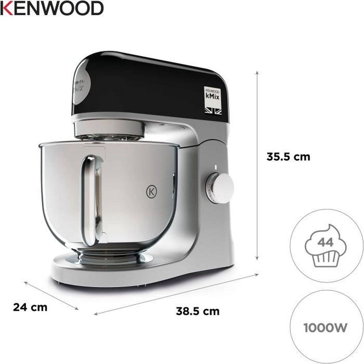 Robot pétrin 5l 1000w noir KMX750BK Kenwood - Image 5