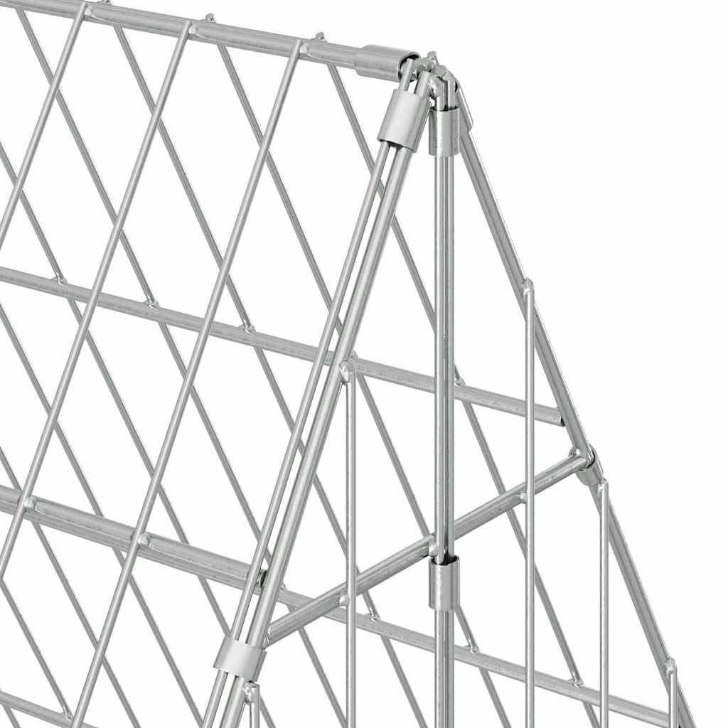 Longue Cage Volailles Métal Robuste Parcours Liberté Argent 430x100cm - ComfortXL Outdoor Living - Image 8