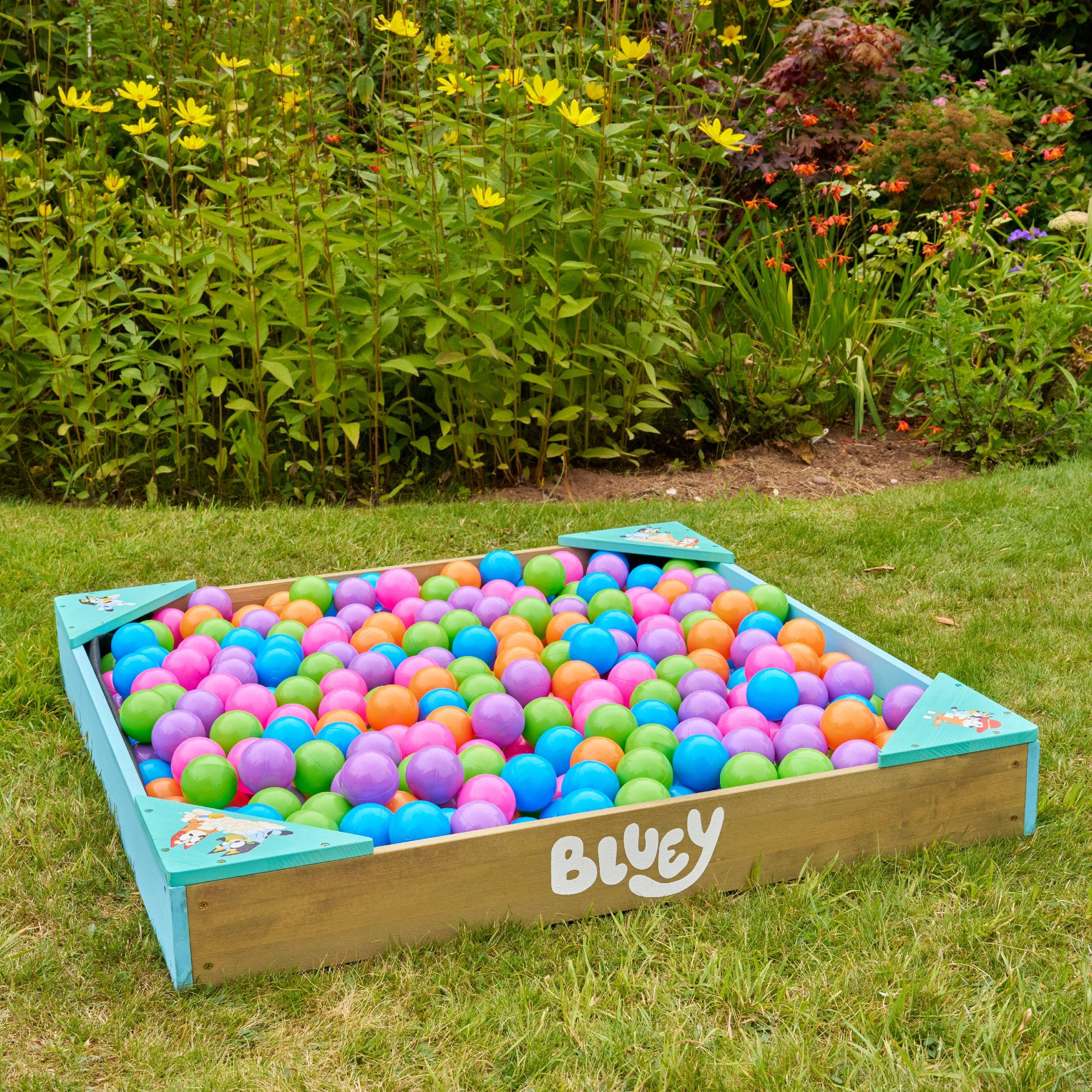 Tp Toys - Bac à sable enfant BLUEY avec bâche et couverture bois FSC® - Image 6