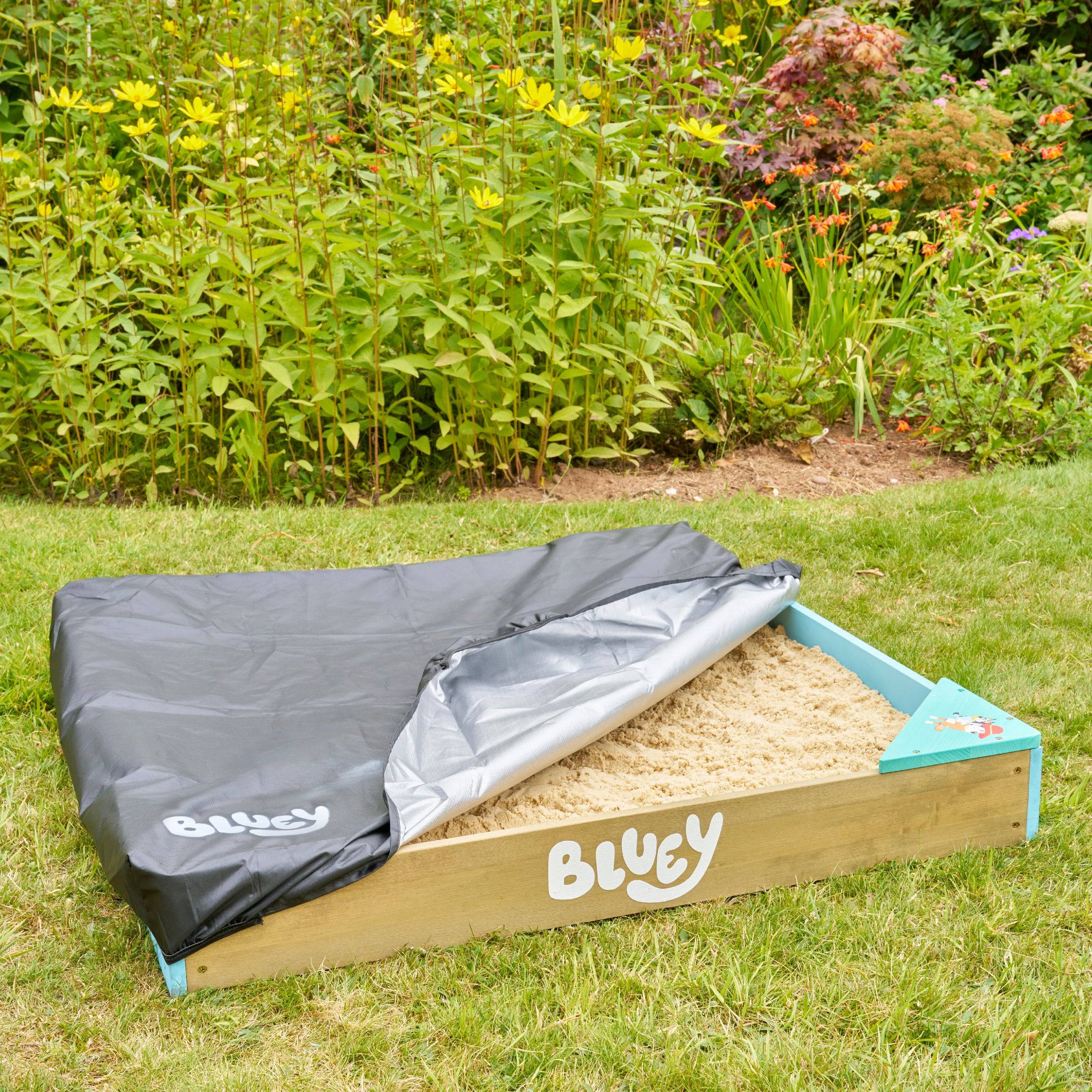 Tp Toys - Bac à sable enfant BLUEY avec bâche et couverture bois FSC® - Image 4