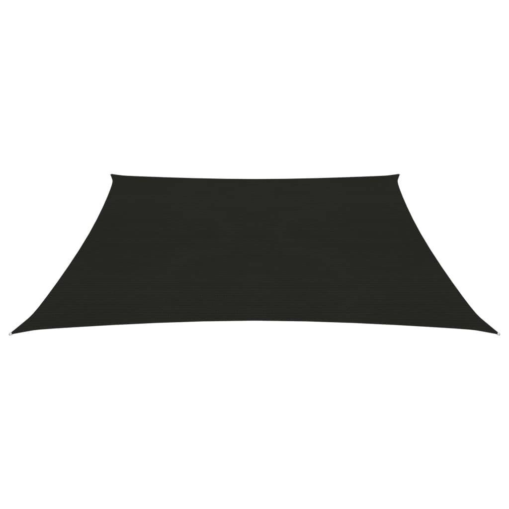 Helloshop26 - Voile toile d'ombrage parasol 160 g/m² PEHD 2,5 x 2,5 m noir - Image 2