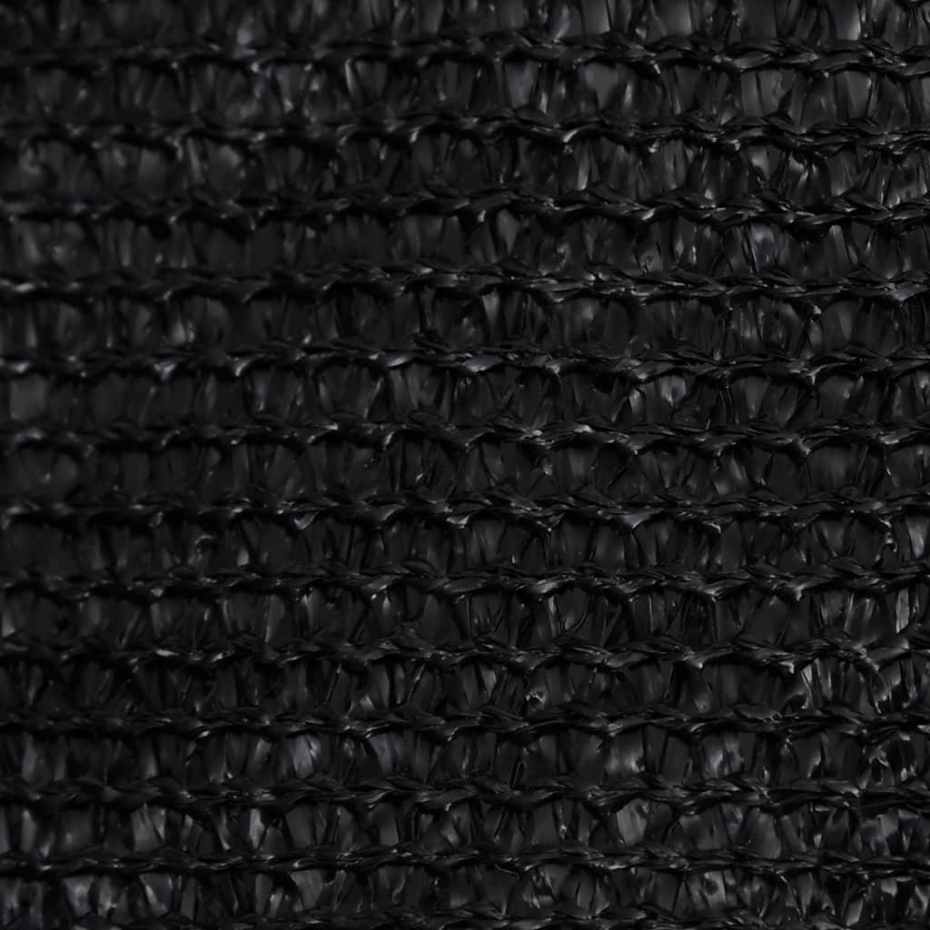 Helloshop26 - Voile toile d'ombrage parasol 160 g/m² PEHD 2,5 x 2,5 m noir - Image 5