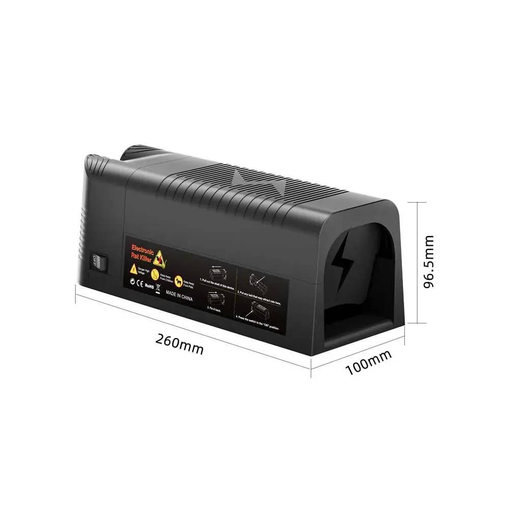 Piège à souris électrique USB - 2500V - 30 chocs par recharge - Image 6