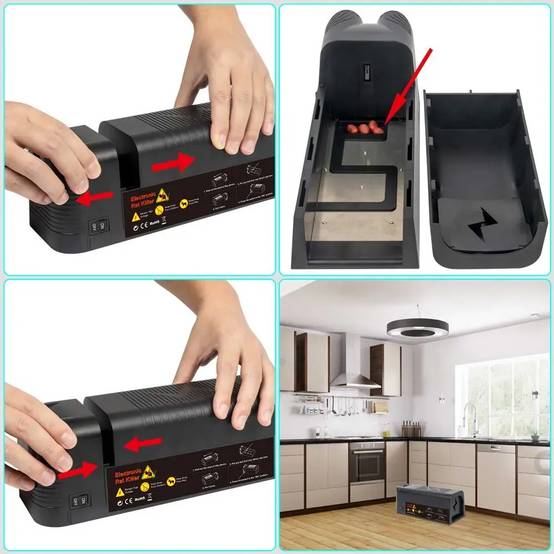 Piège à souris électrique USB - 2500V - 30 chocs par recharge - Image 5