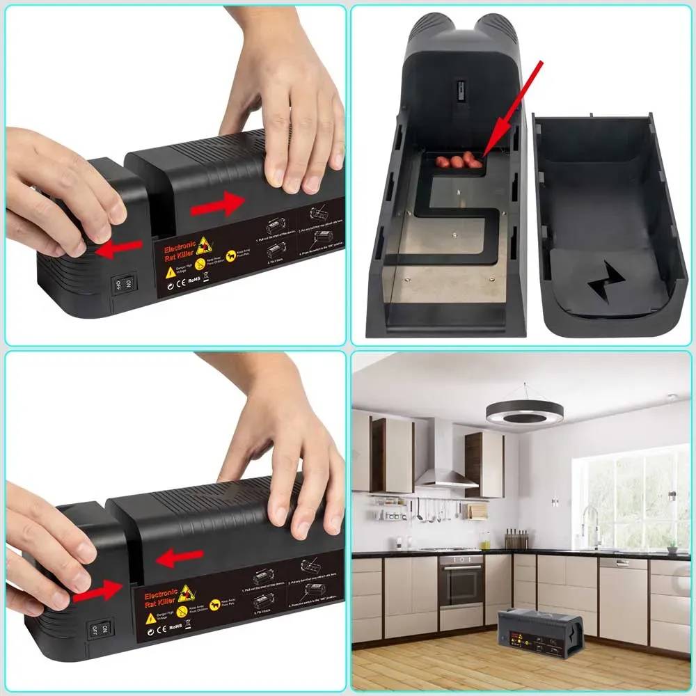 Piège à souris électrique USB - 2500V - 30 chocs par recharge - Image 5