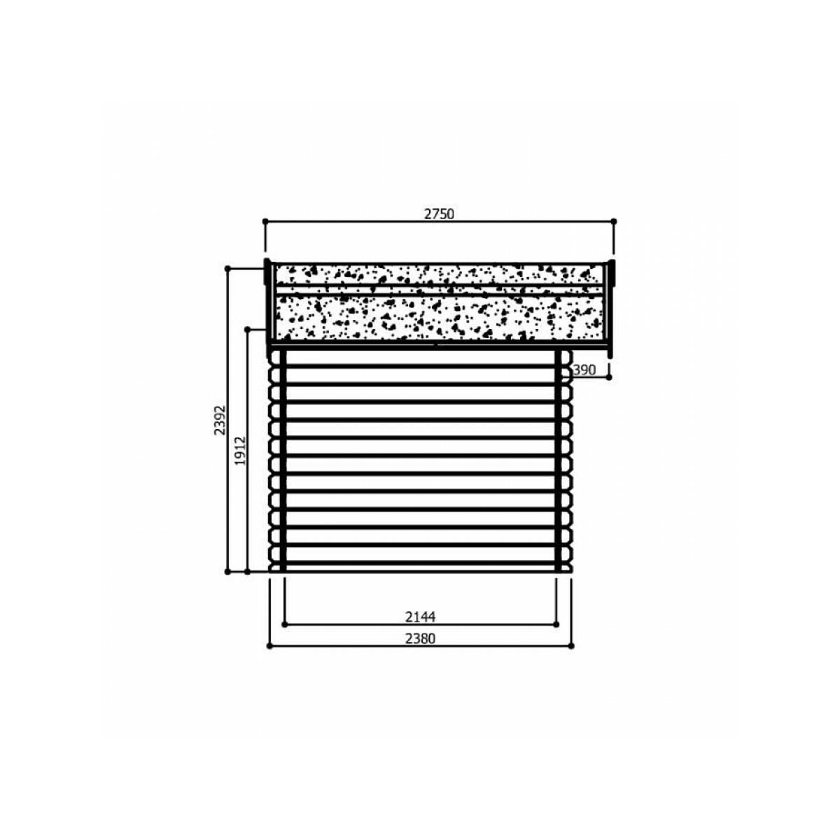 Abri de jardin en bois Nimes 2380 x 2380 - Solid, sécurisé et durable - Image 4