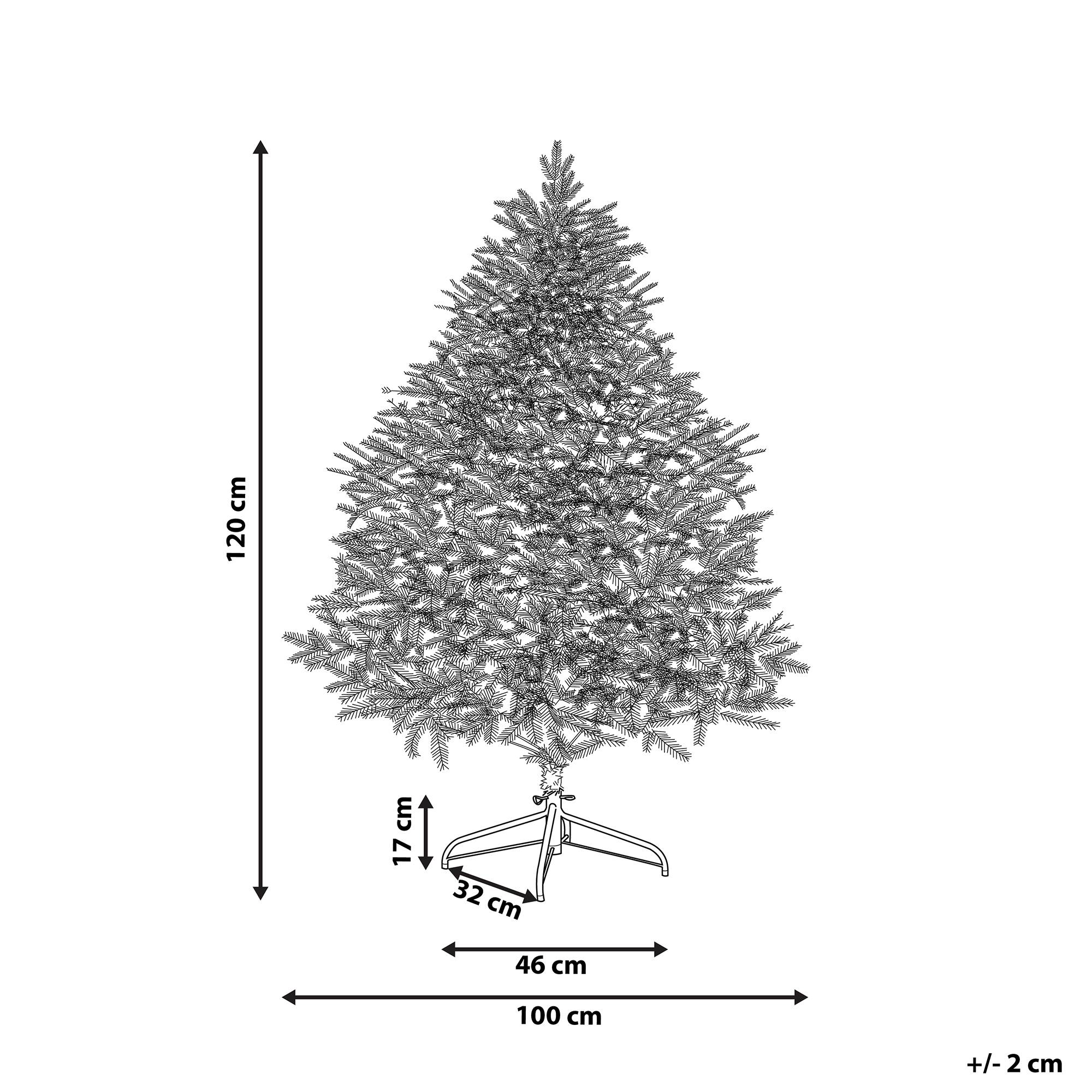 Beliani - Sapin de Noël PVC Bleu FARNHAM - Beliani - Image 3