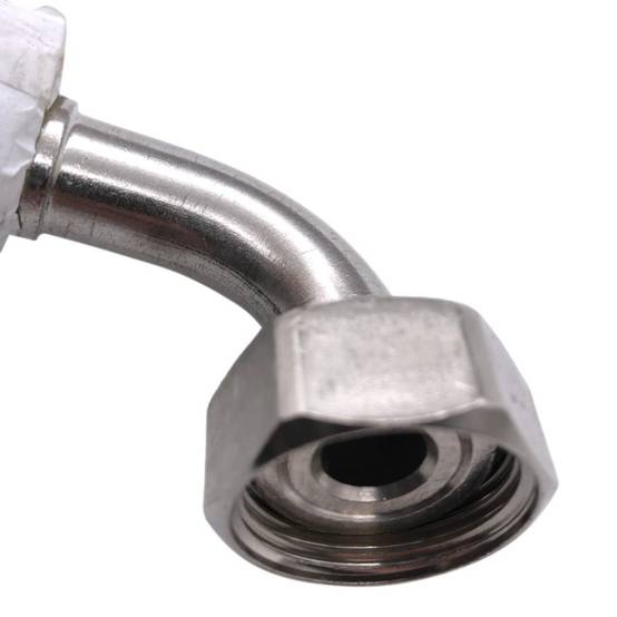Flexible coudé Ø24mm raccordement Mâle droit 1'' - Femelle coudé 1'' Longueur 70cm - Image 3