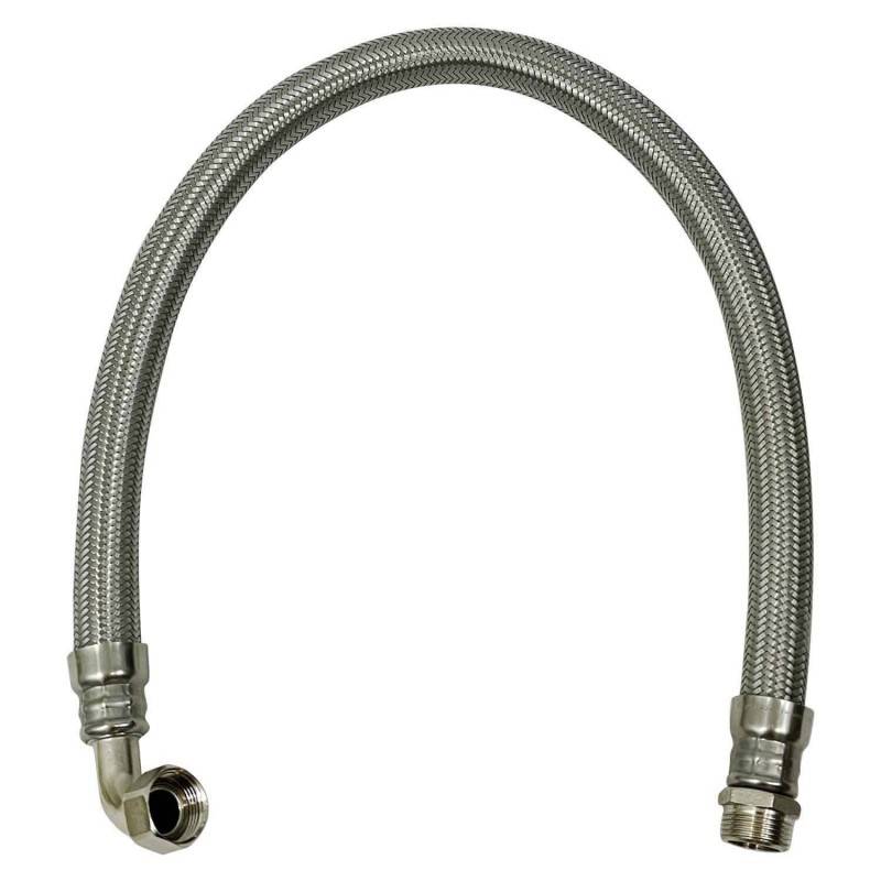 Flexible coudé Ø24mm raccordement Mâle droit 1'' - Femelle coudé 1'' Longueur 70cm - Image 4