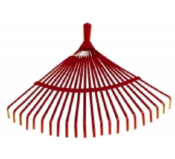Outifrance - Balai à gazon et feuilles 44 cm (fil ronds) sans manche Outifrance