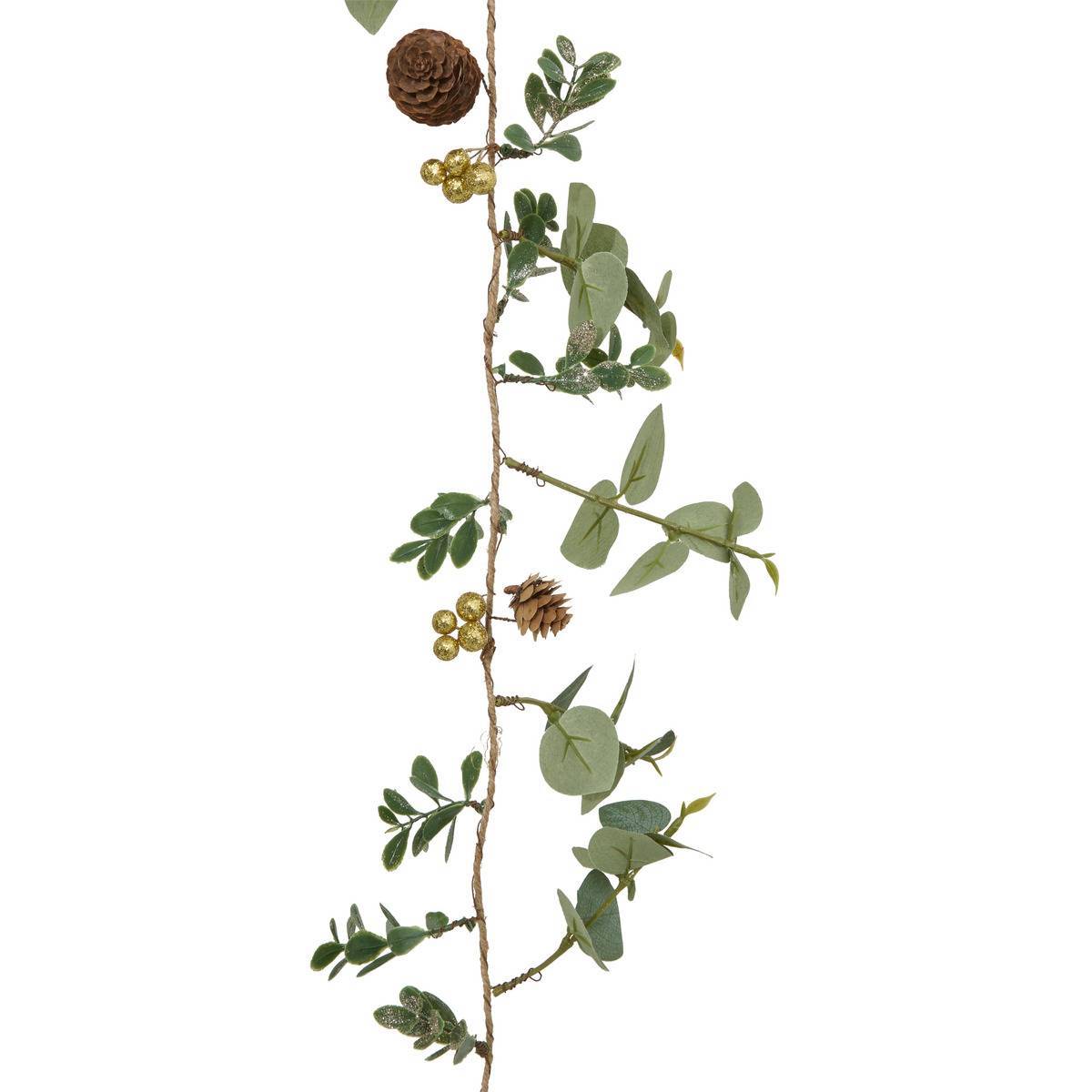 Guirlande pomme de pain et eucalyptus l.1,5m vert ATMOSPHERA CREATEUR D'INTERIEUR - Image 3