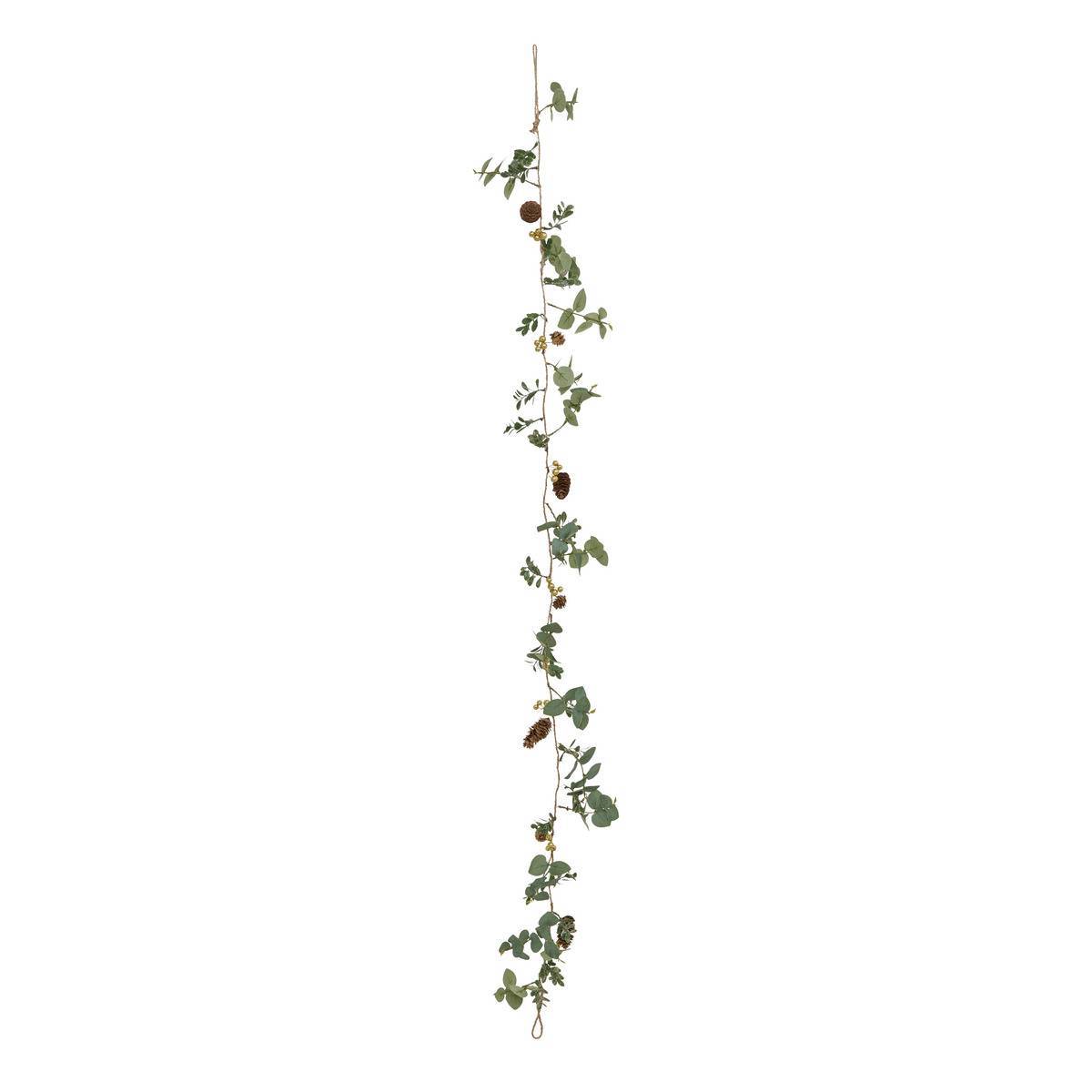 Guirlande pomme de pain et eucalyptus l.1,5m vert ATMOSPHERA CREATEUR D'INTERIEUR - Image 2