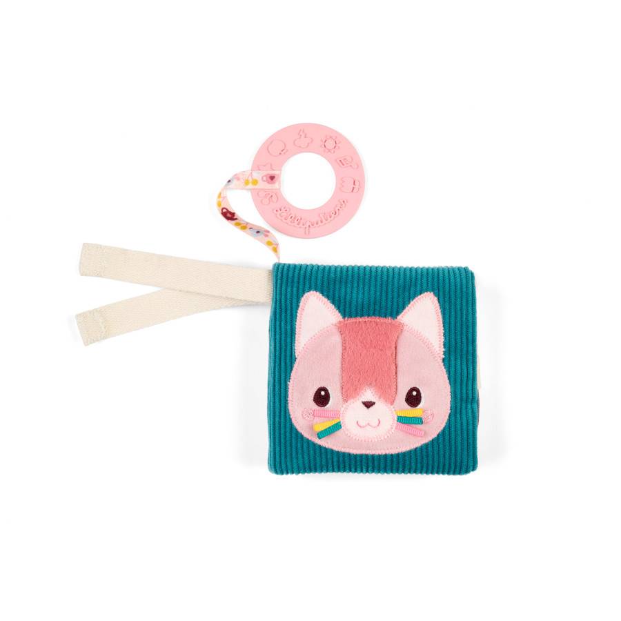 Livre Lilliputiens Mon Imagier en tissus Jeanne le chat