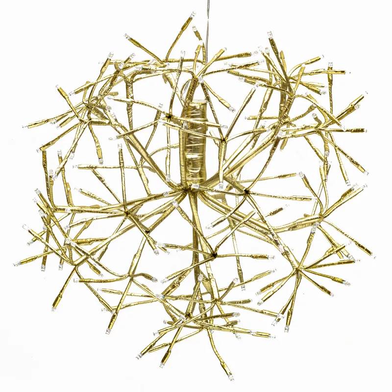 Lotti - Boule lumineuse TWIGBall ø45cm champagne 180 LED blanc chaud fixe métal IP44 Lotti - Image 5