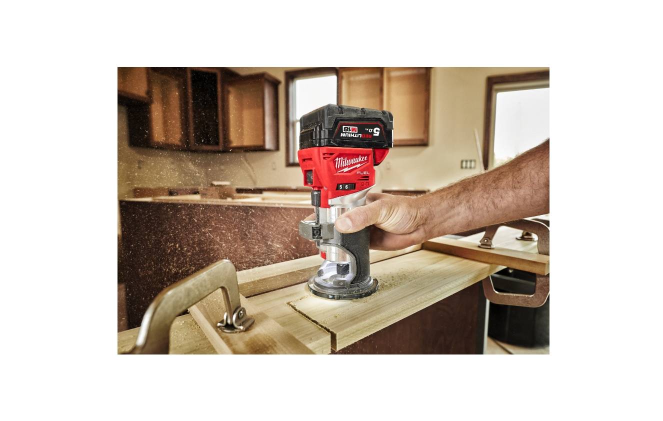 Affleureuse M18 FTR8-0X - Ø 6-8 mm - MILWAUKEE - Sans batterie, ni chargeur - 4933479073 - Image 9