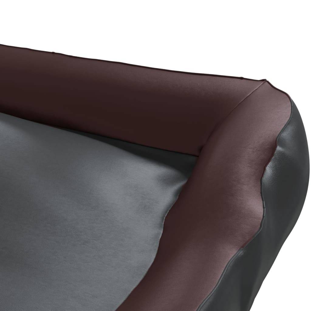 Vidaxl - Lit pour chien Noir et marron 105x80x25 cm Similicuir vidaXL 171242 - Image 7