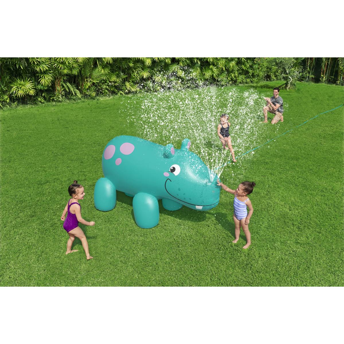 Bestway - Fontaine à eau gonflable jumbo hippo 200 x 96 x 127 cm 52569 Bestway - Image 3