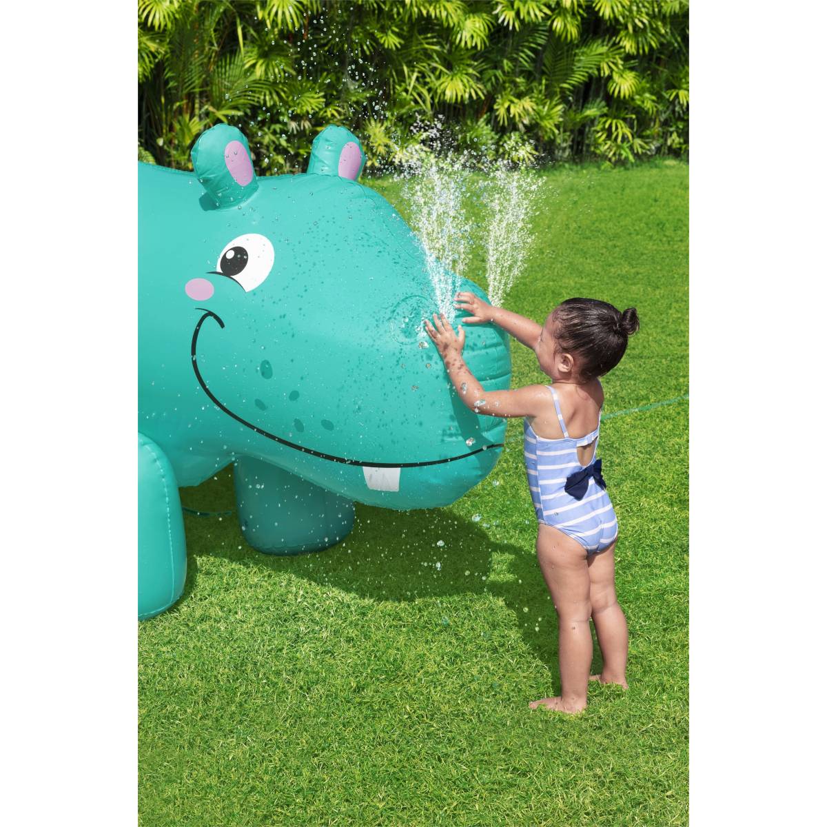 Bestway - Fontaine à eau gonflable jumbo hippo 200 x 96 x 127 cm 52569 Bestway - Image 4