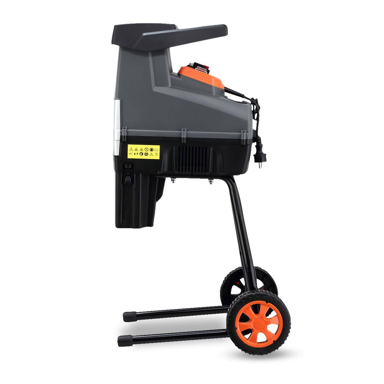 Broyeur de végétaux électrique FUXTEC FX-EGH2800T - 2800W rouleaux silencieux 92 dB, bac toile 60L, coupe branches Ø44mm - Image 5