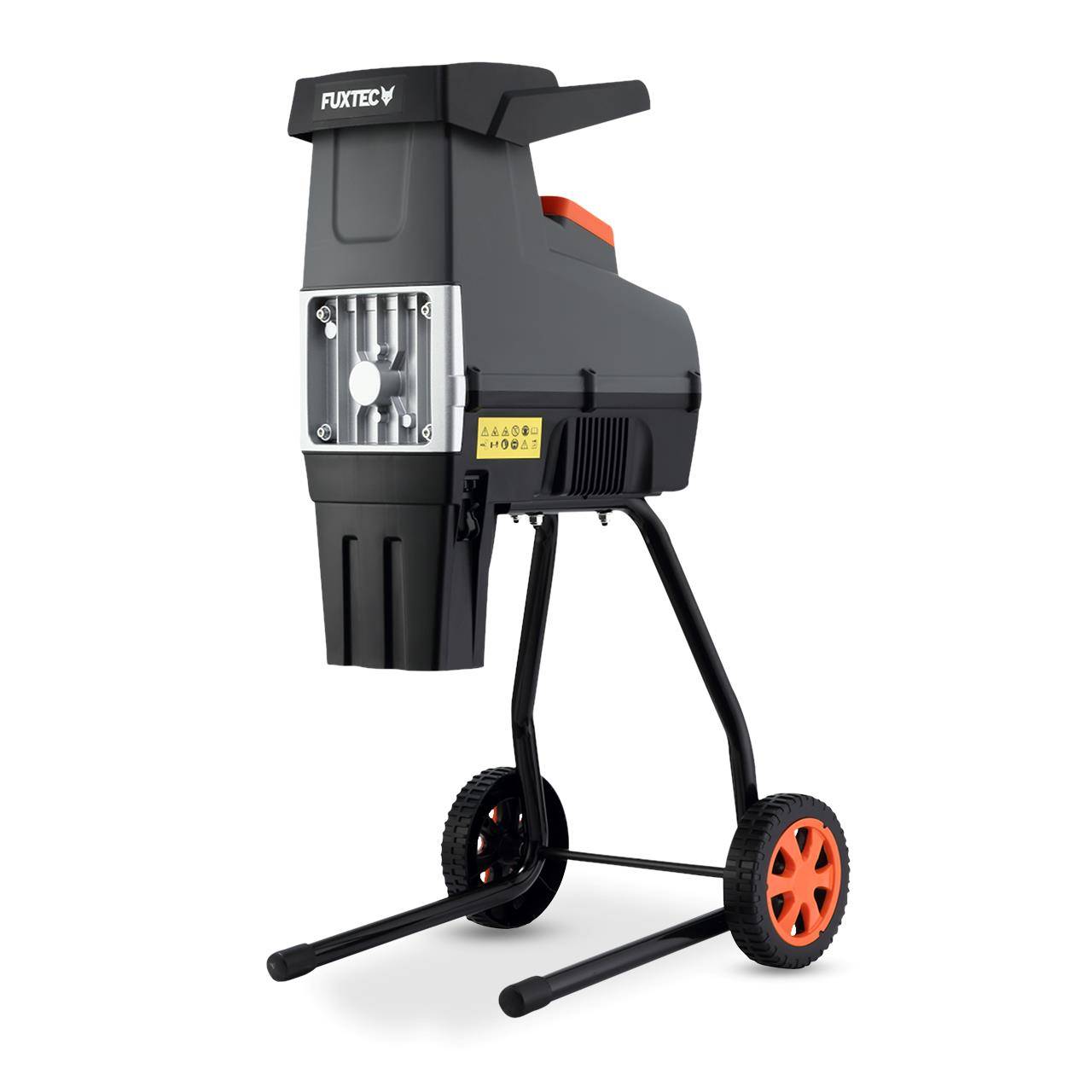 Broyeur de végétaux électrique FUXTEC FX-EGH2800T - 2800W rouleaux silencieux 92 dB, bac toile 60L, coupe branches Ø44mm - Image 7