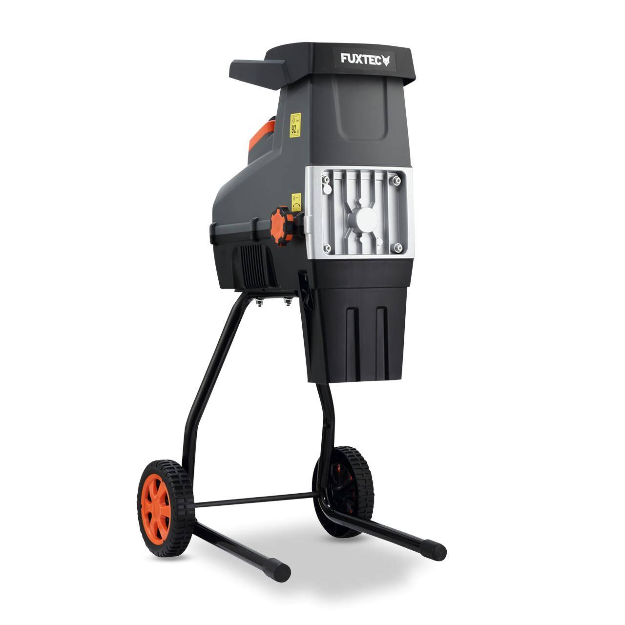Broyeur de végétaux électrique FUXTEC FX-EGH2800T - 2800W rouleaux silencieux 92 dB, bac toile 60L, coupe branches Ø44mm - Image 2