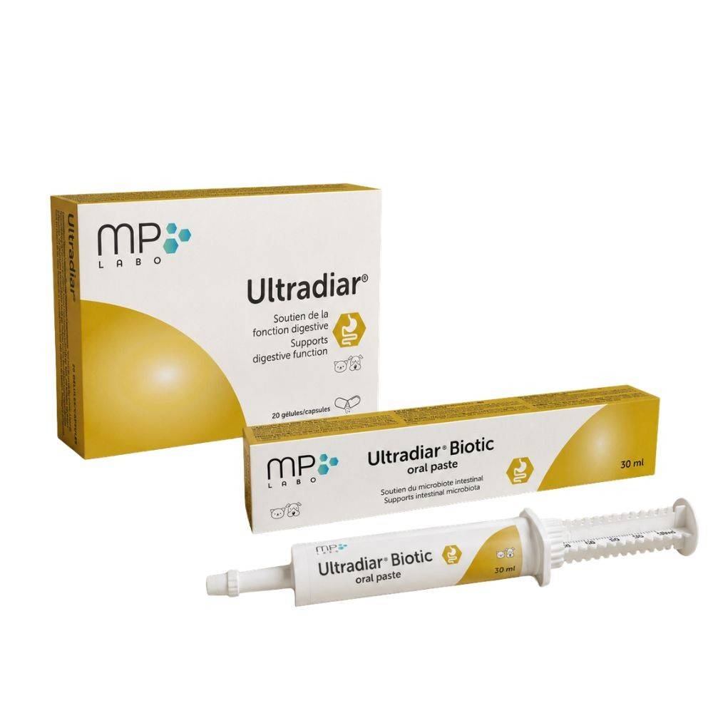 Pack Soutien Digestif et Microbiote - Ultradiar + Ultradiar Biotic GRAND CHIEN - Image 1