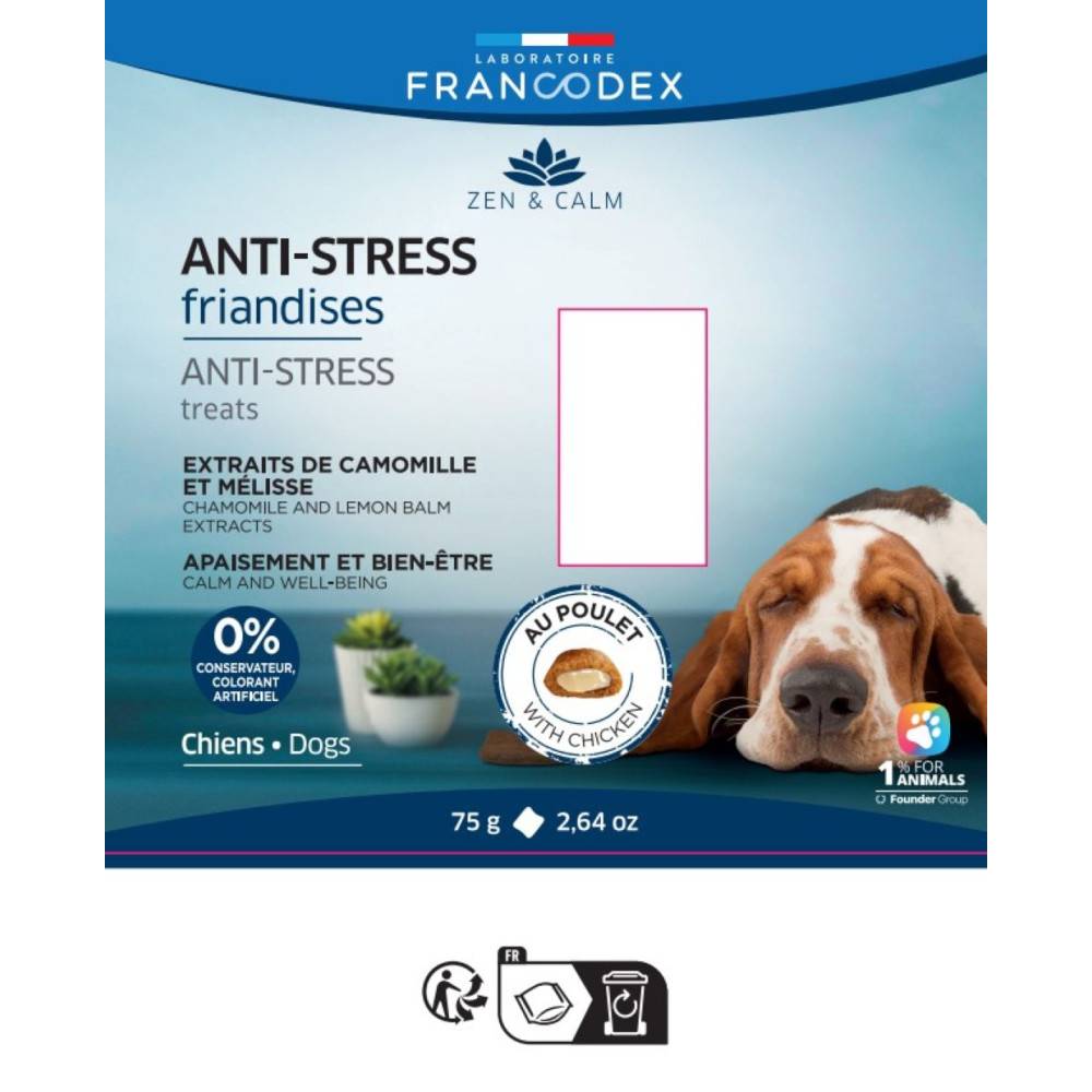 Francodex - Friandises Anti-Stress 75 gr pour chien et chiot - Image 2