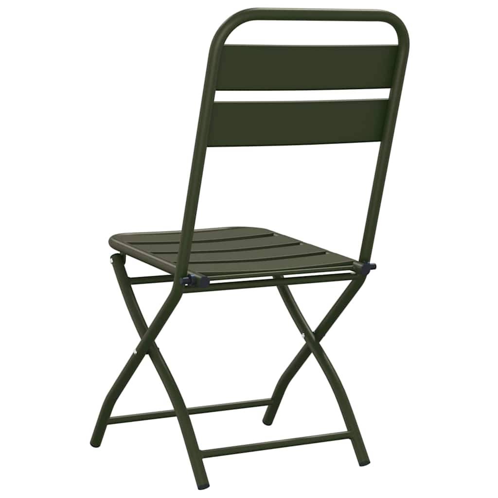 Prolenta Premium - Chaises de jardin acier vert 42 x 52 x 82 cm - Prolenta premium p375.5 - Image 7