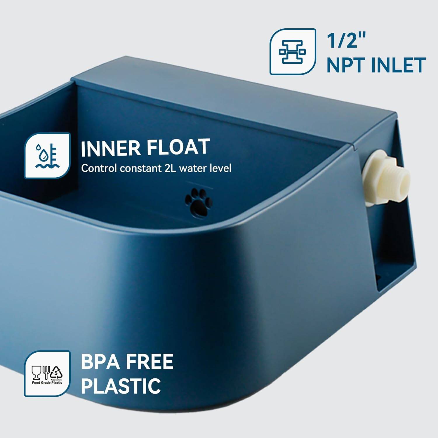 Distributeur automatique - Fontaine à eau automatique pour chien, réservoir d'eau pour animaux de compagnie-Lytech - Image 3