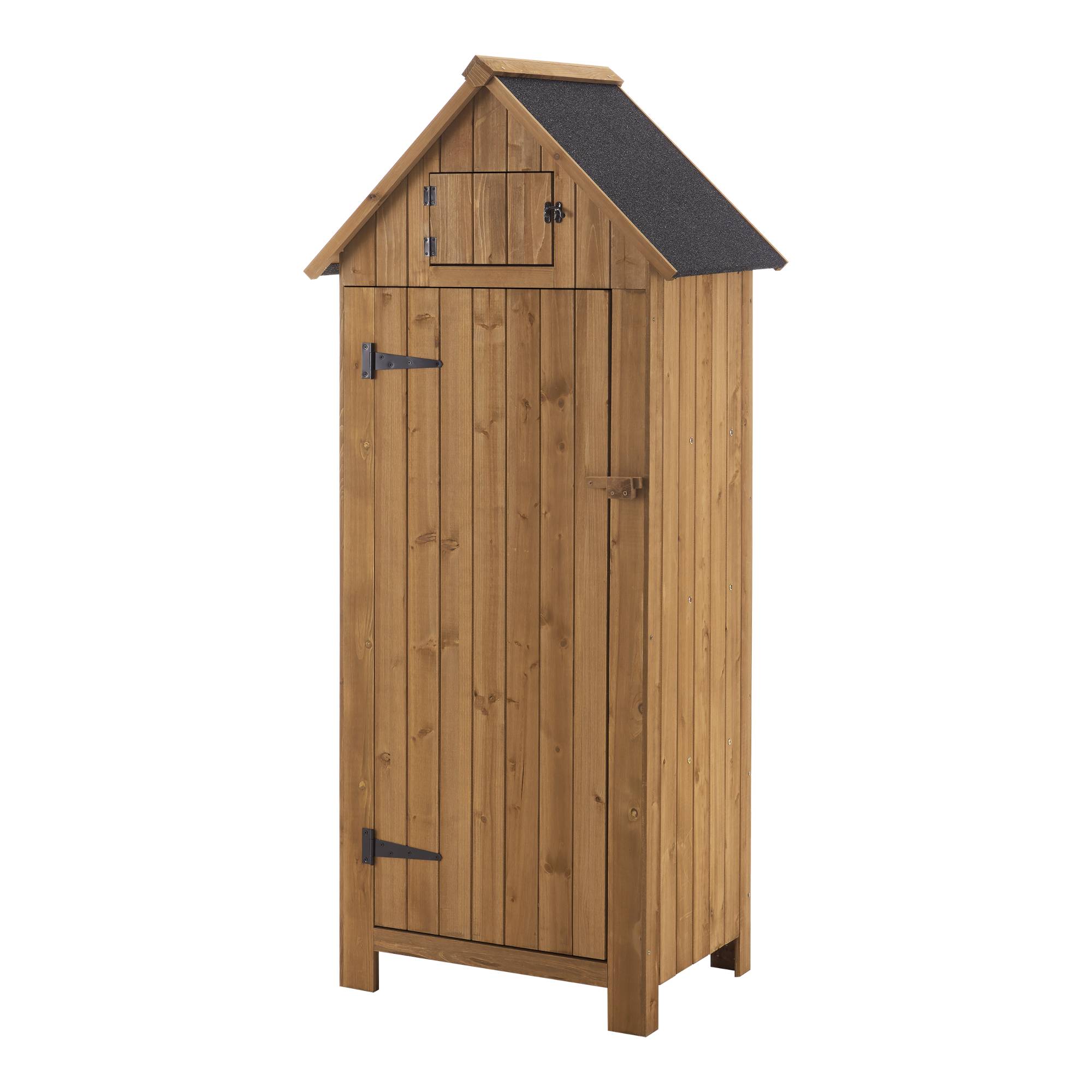 Abri de Jardin à Toit Bitumé Ottrott Range-Bûches en Bois 179 x 77 x 54 cm [en.casa] - Image 1