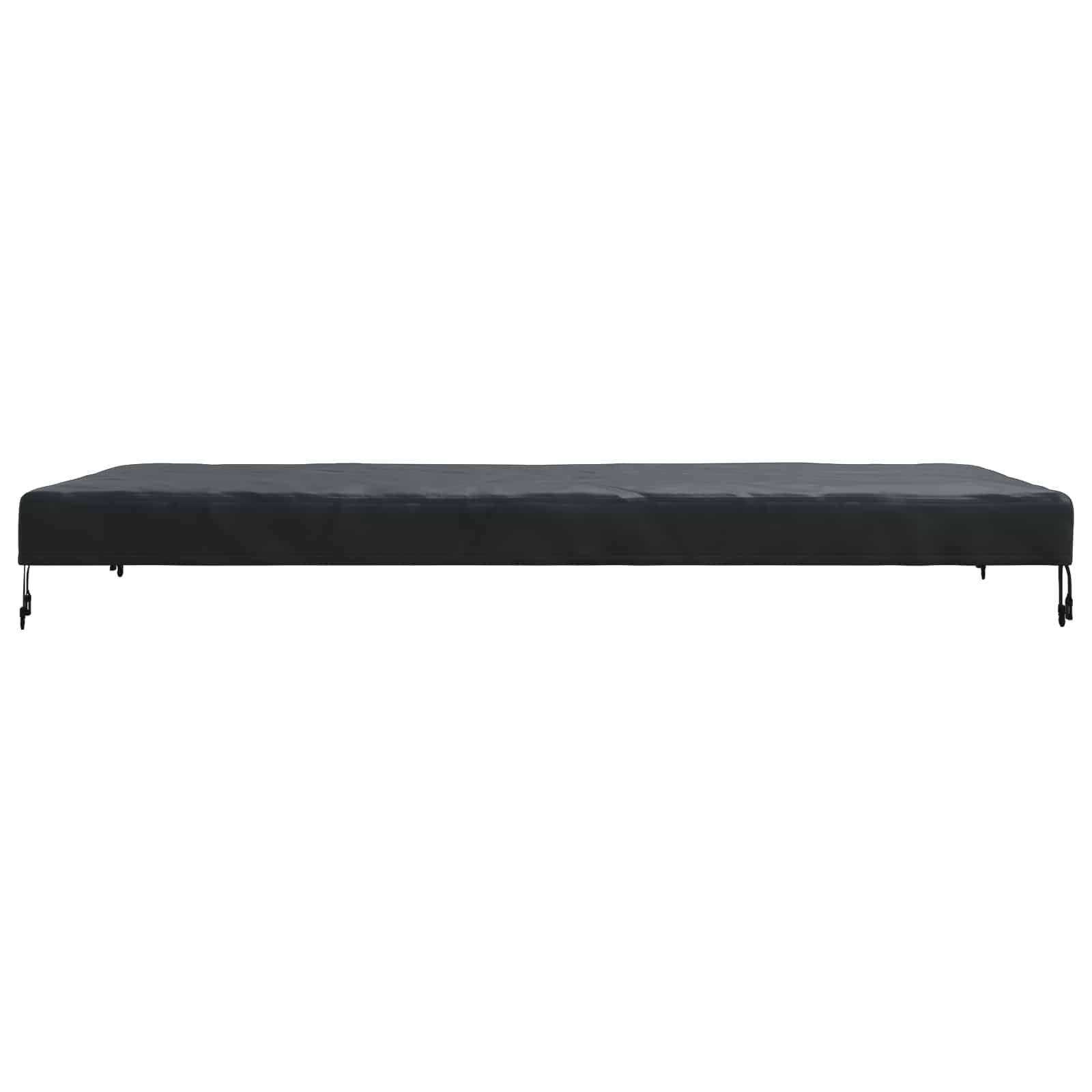 Housse de table tissu noir 202 x 102 x 15 cm, Poids:0.45kg - PANGIVO - Image 5